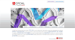 Desktop Screenshot of cfcal-banque.fr